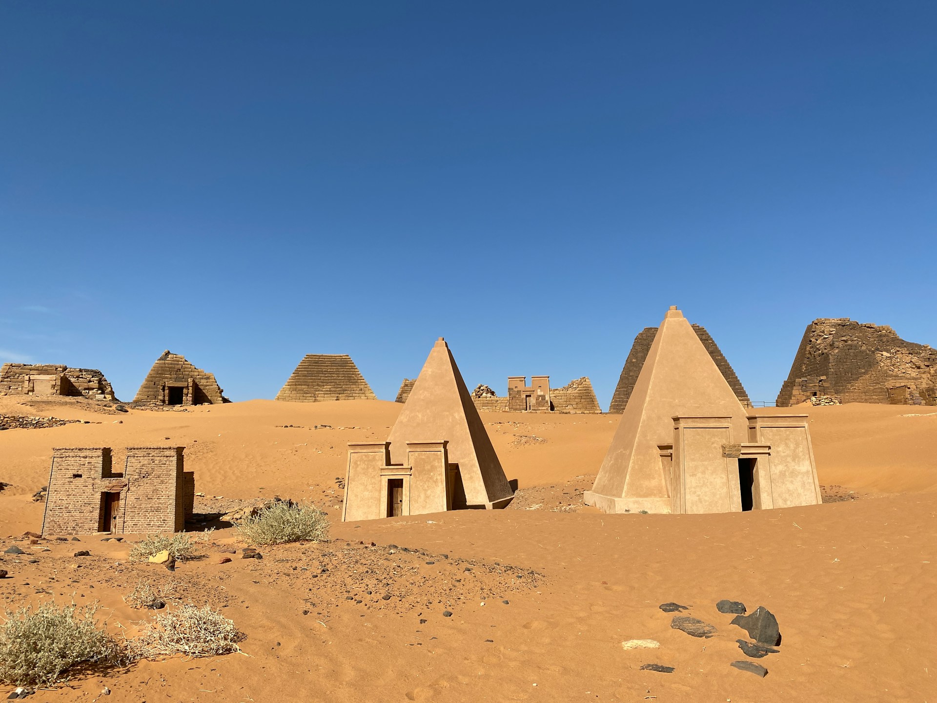 Aerial view of Sudan's natural landscape